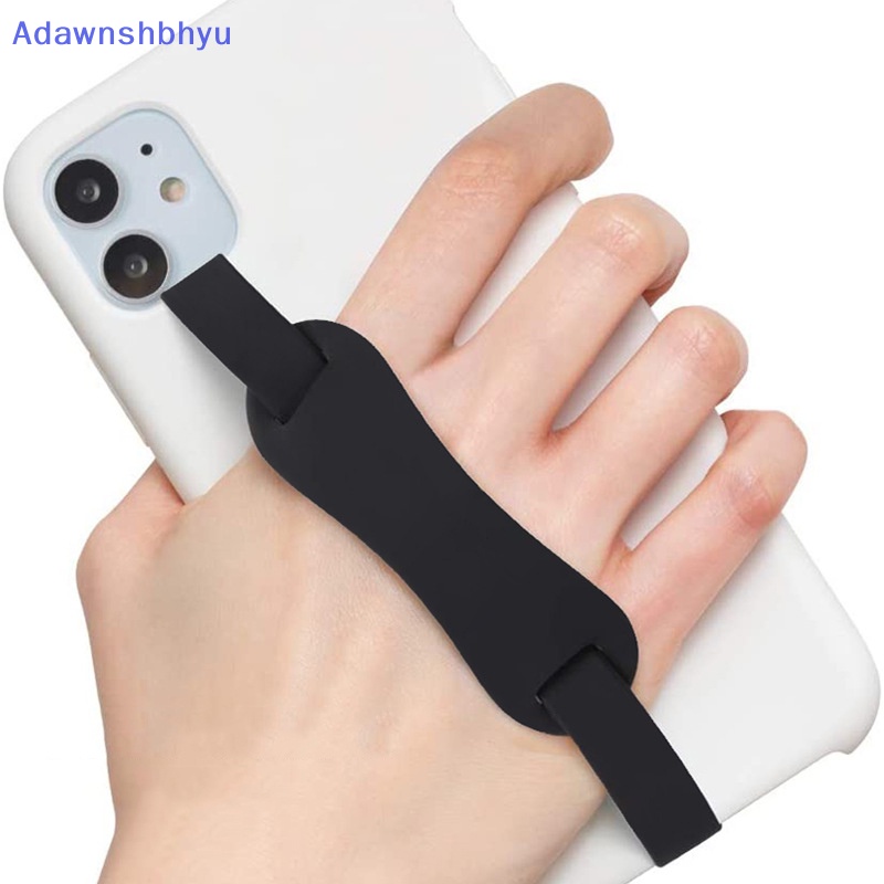 Adhyu Strap Tali Telepon Grip Loop Wristband Hand Holder Silikon Stretching Slim Band Untuk iPhone Samsung Huawei Xiaomi 6warna ID