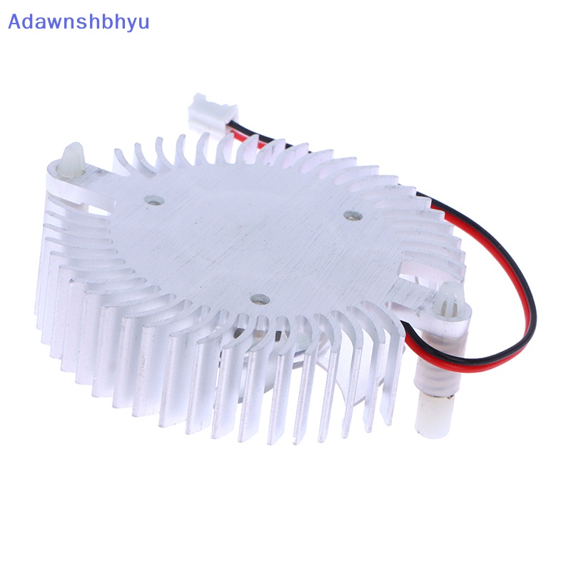 Heatsink Aluminium Adhyu 55mm Dan Kipas 12V Kombinasi Radiator Bulat Cooler Silent Fan ID