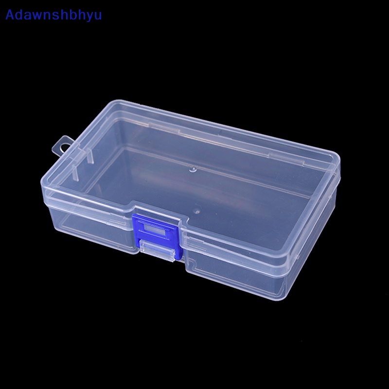 Adhyu 1pc Transparan Pemikat Pancing tackle hook Kotak Penyimpanan Plastik container case ID