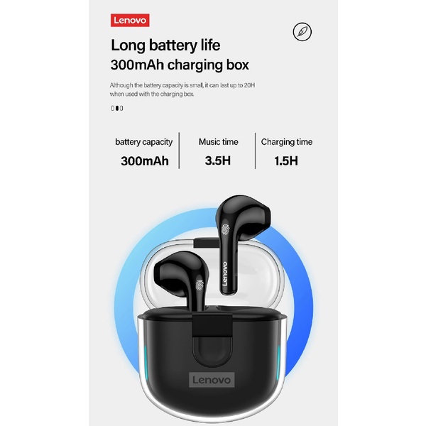 AKN88 -LENOVO Thinkplus LivePods LP12 - TWS Bluetooth Earphones with ENC