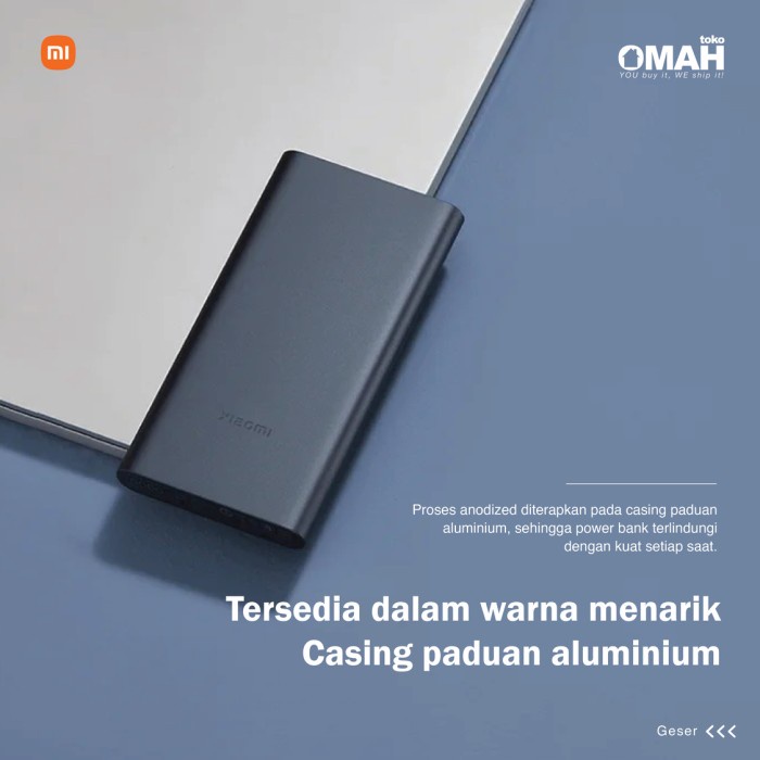 Xiaomi 22.5W Power Bank 10000 mAh Support Output USB-A dan USB-C Powerbank Original Garansi Resmi Aman di Pesawat Cocok Untuk Iphone Samsung Xiaomi