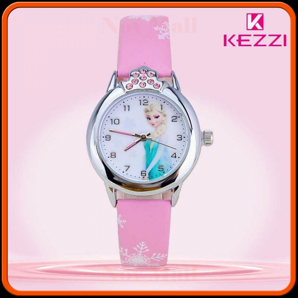 Jam Tangan Anak Perempuan Princess Elsa Anna Frozen - FG0701A