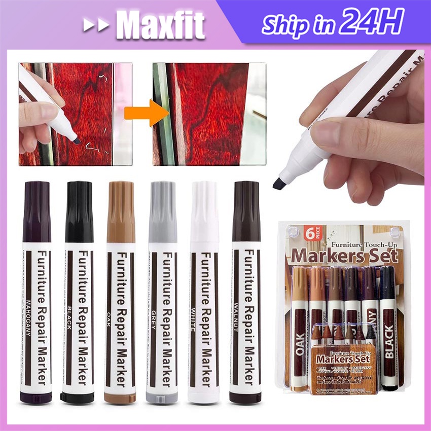 

Spidol Pewarna Kayu Furniture Touch Up Wood Repair Sticks Marker Penghilang Goresan Furniture Spidol Marker