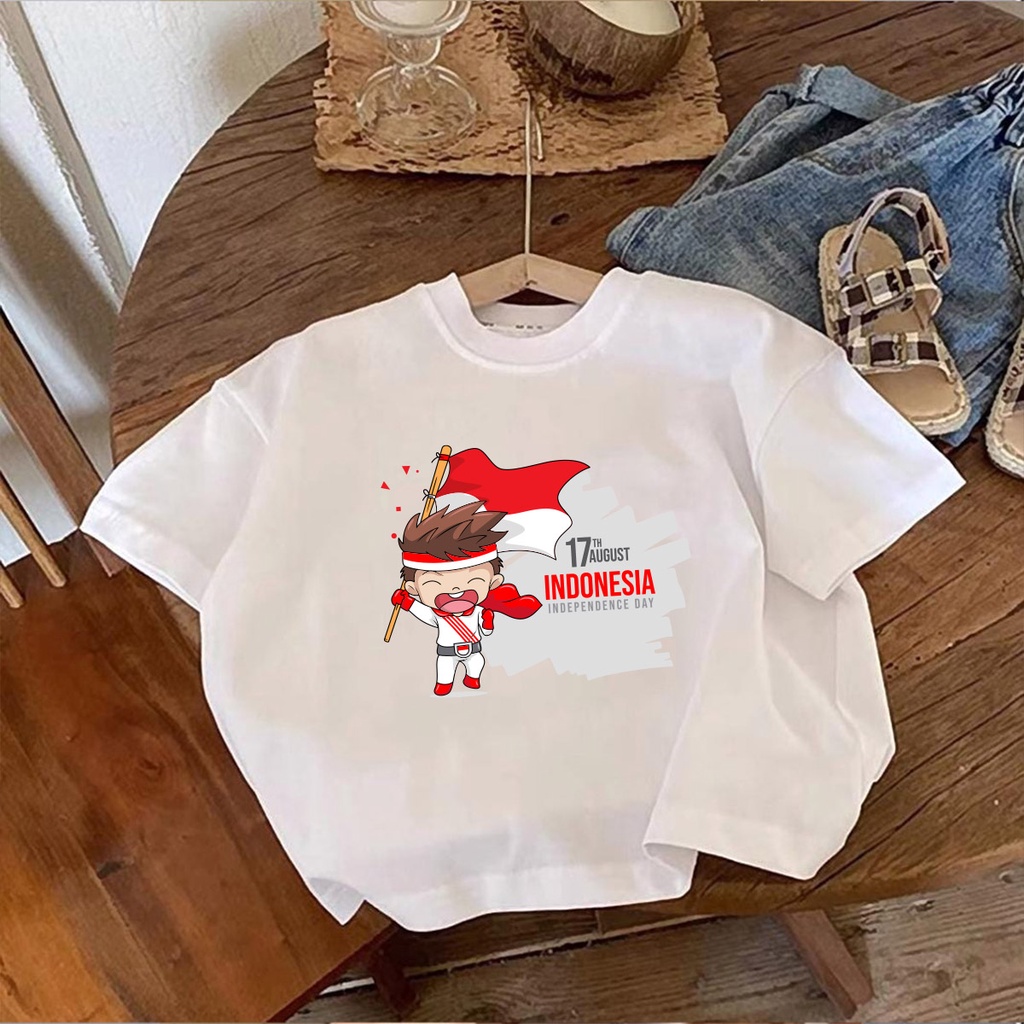 Kaos HUT RI Anak Kaos MERAH PUTIH Kaos Anak 03