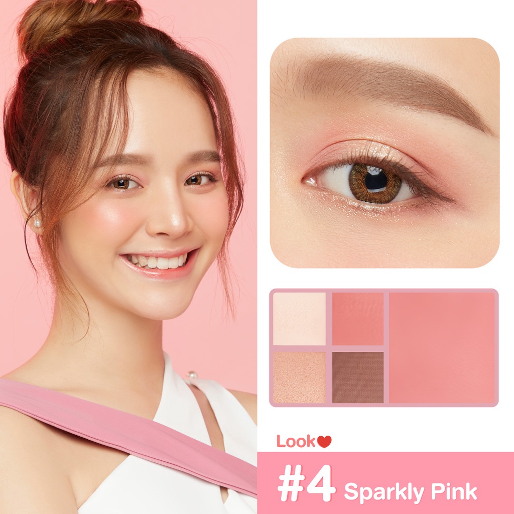 [BEST SELLER] Cute Press Eye and Cheek 2 in 1 | Mini Pallet Eyeshadow &amp; Blush On Thailand