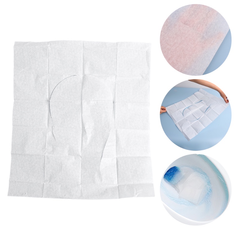 10pcs /Bag Portable Disposable Toilet Seat Cover/ Alas Toilet Air Larut Dalam Nyaman/Travel Aksesoris Kamar Mandi Hotel