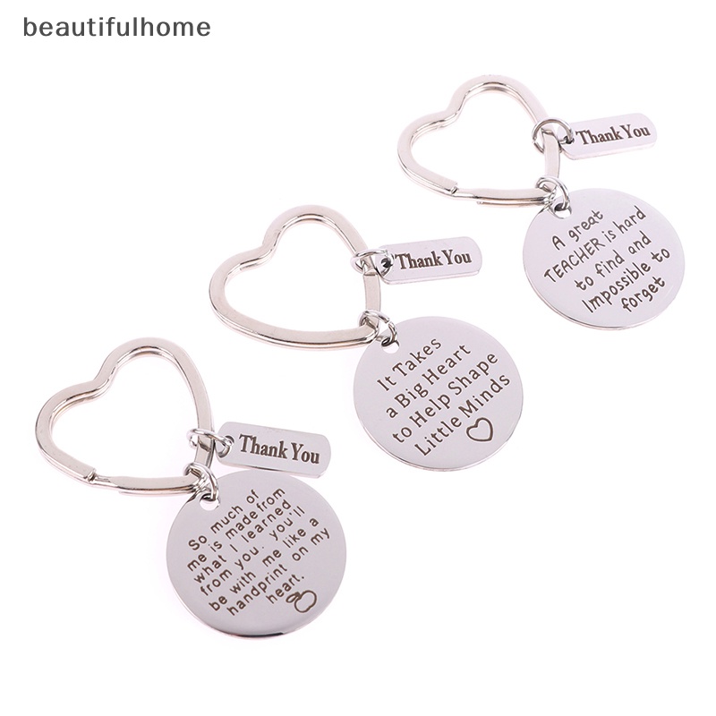 {Cantikhome} 2021hadiah Wisuda Hari Guru Gantungan Kunci Guru It Takes Big Heart Keyring.