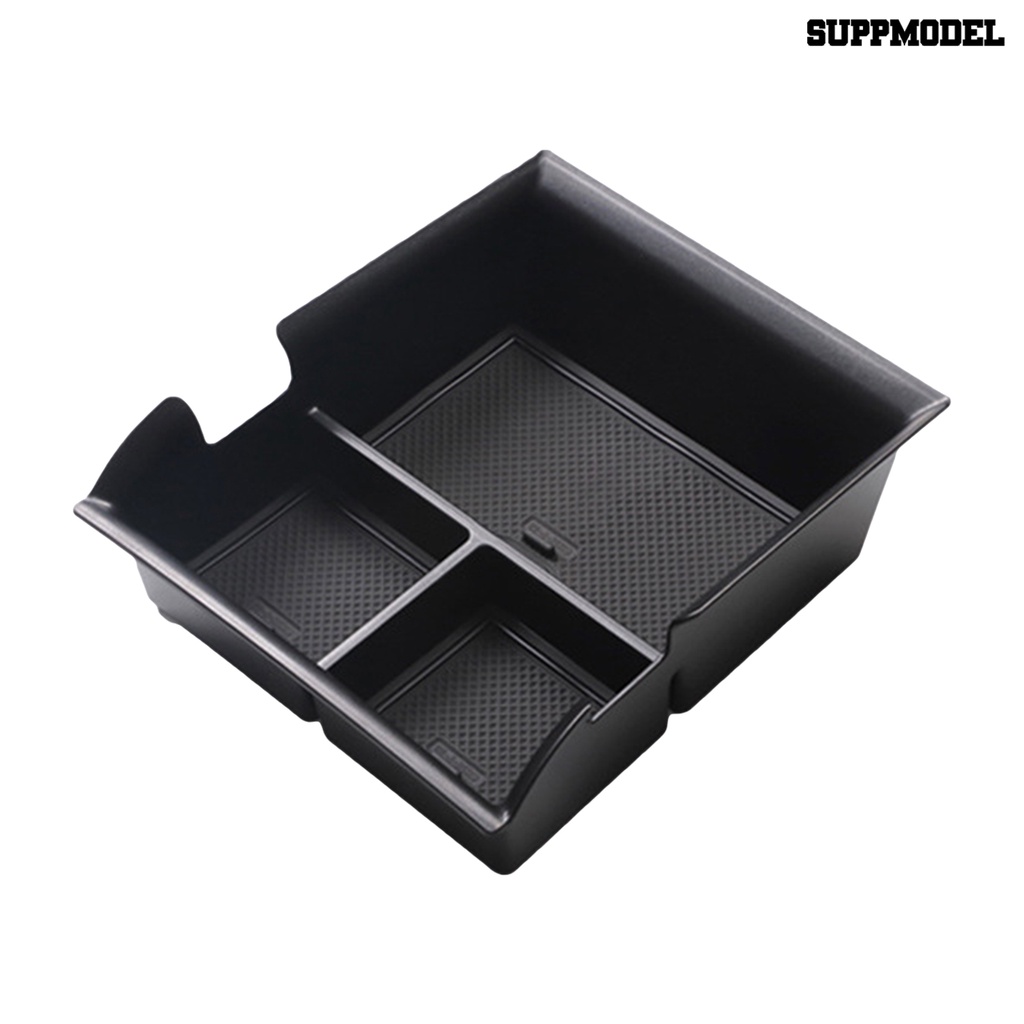 [SM]Kotak Penyimpanan Mobil 3kisi Plastik Center Console Armrest Storage Box Tempat Yuan Plus2022