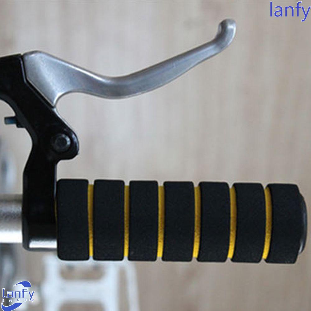 Lanfy Bicycle Grip Lightness Anti-slip Bersepeda Jalan Gunung Sepeda Cover Sleeve