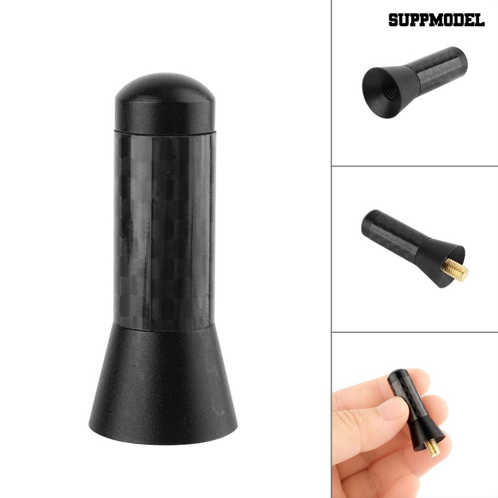 [SM] 3.5cm Carbon Fiber Auto Kendaraan Mobil Styling Antena Pendek Modifikasi Aerial