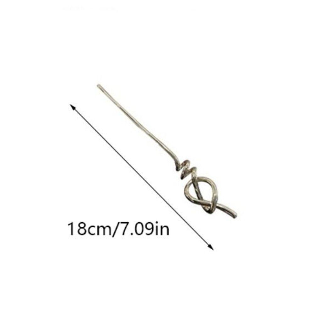 Needway Sumpit Rambut Aksesoris Rambut Jepit Rambut Sederhana Sumpit Rambut Untuk Wanita Metal Hair Stick for Bun for Girls