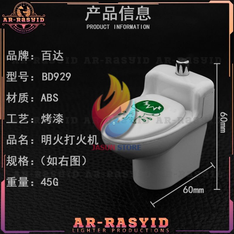 TERBARU! Korek Api Gas Toilet Baida Lighter BD-929