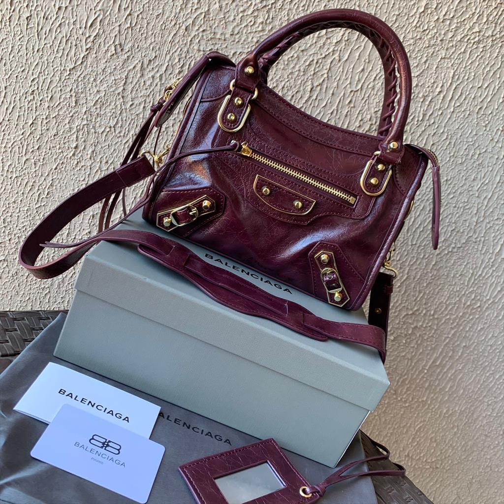 (VIP MICROFIBER) LUXY LX2372 TAS SELEMPANG WANITA EDGE SMALL CITY DISTRESSED LEATHER FREE BOX + SERTIFIKAT