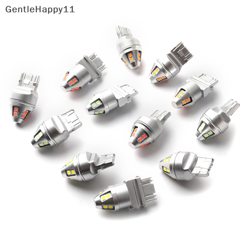 Gentlehappy T20 LED W21/5W Lampu LED T25 3157p27 /7W DRL Bohlam LED Lampu Putar Lampu Rem id