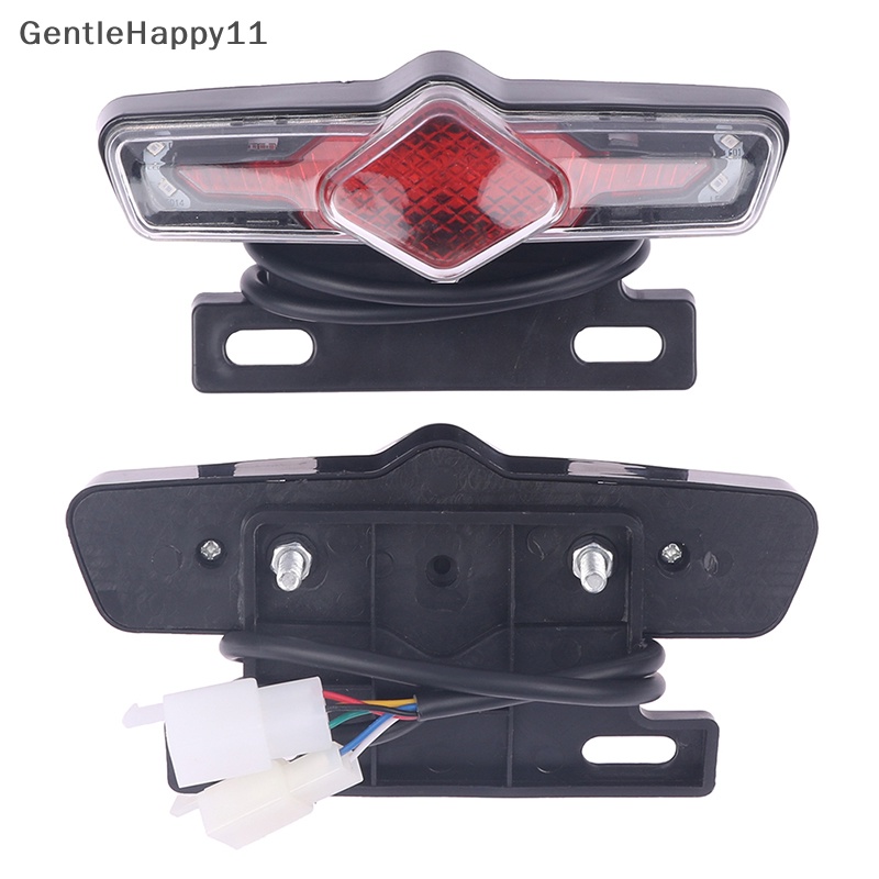 Gentlehappy 12V/36V-60V Lampu Belakang Sepeda Listrik Ebike Turn Signal Light Rear Rack Lamps id