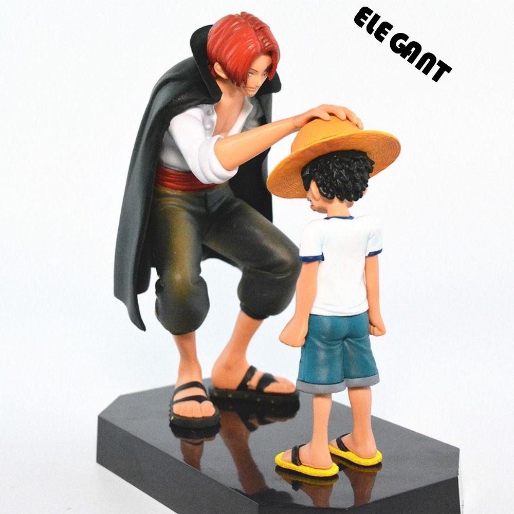 [Elegan] Monkey D Luffy Model Figure Mainan Dekorasi Meja Boneka PVC Koleksi Mainan Kartun Anime Props Luffy Figure Model