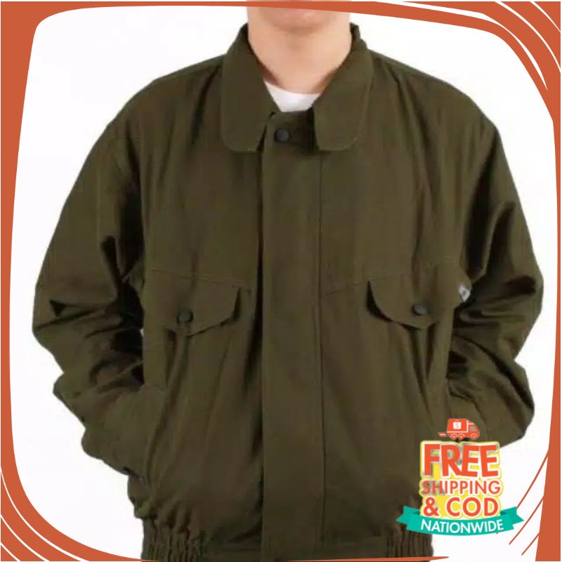 JAKET VINTAGE OOTD FESTIVAL REMAJA/ WOLV Vintage FLIGHT JAKET / Flight Jaket / Jaket Harrington / Ja