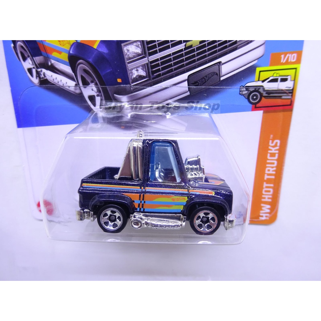 Hot Wheels Toon'D 83 Chevy Silverado Biru Tua