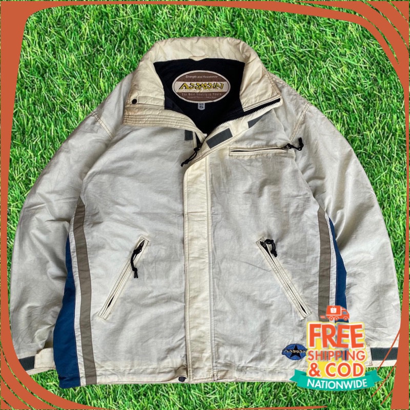 JAKET VINTAGE OOTD FESTIVAL REMAJA/ Assassin Vintage Jaket Size XL Fit XXL Second Original