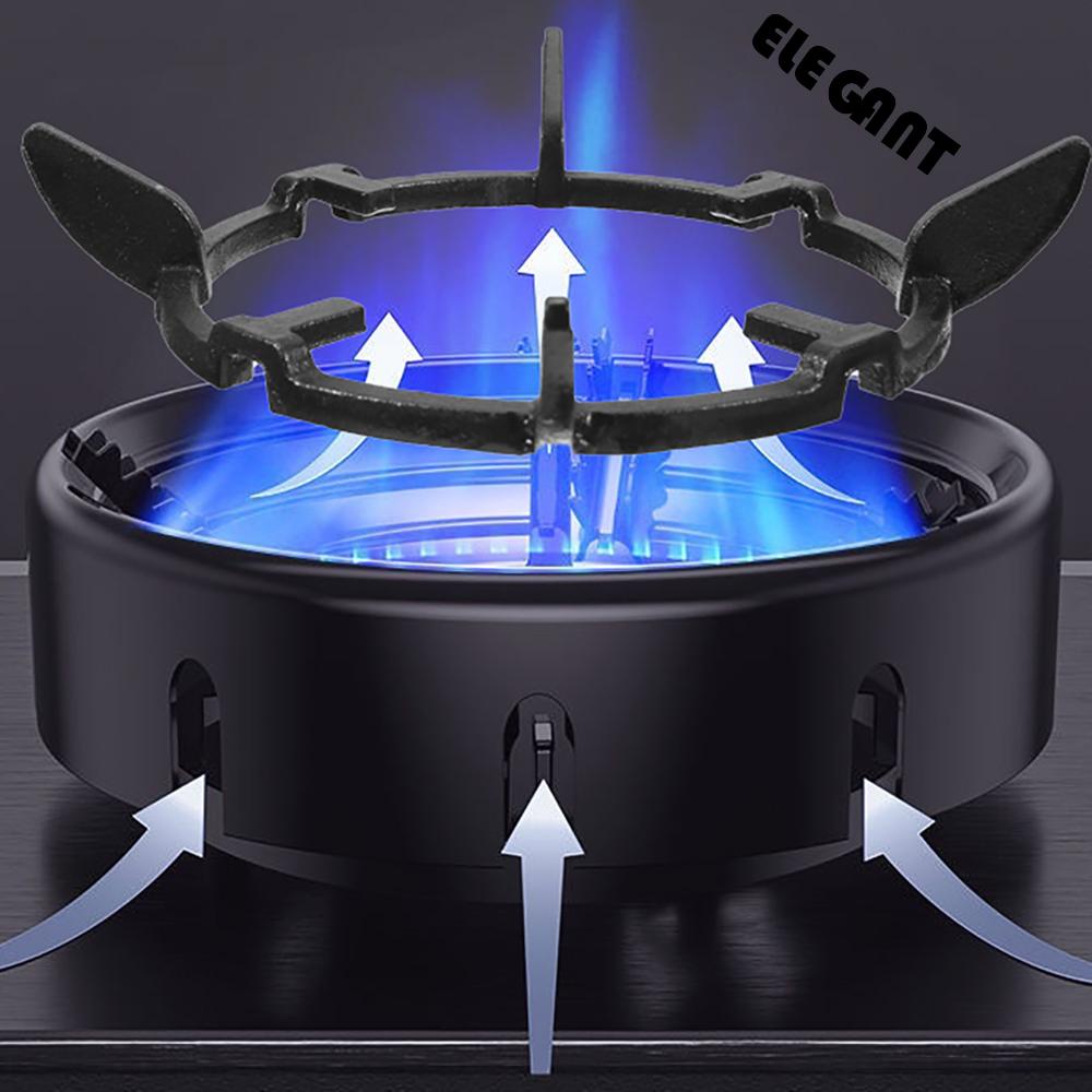 【 ELEGANT 】 Cooktop Holder Cast Universal Untuk Kompor Gas Bulat Bawah Perlengkapan Dapur Wok Rack Pan Stand