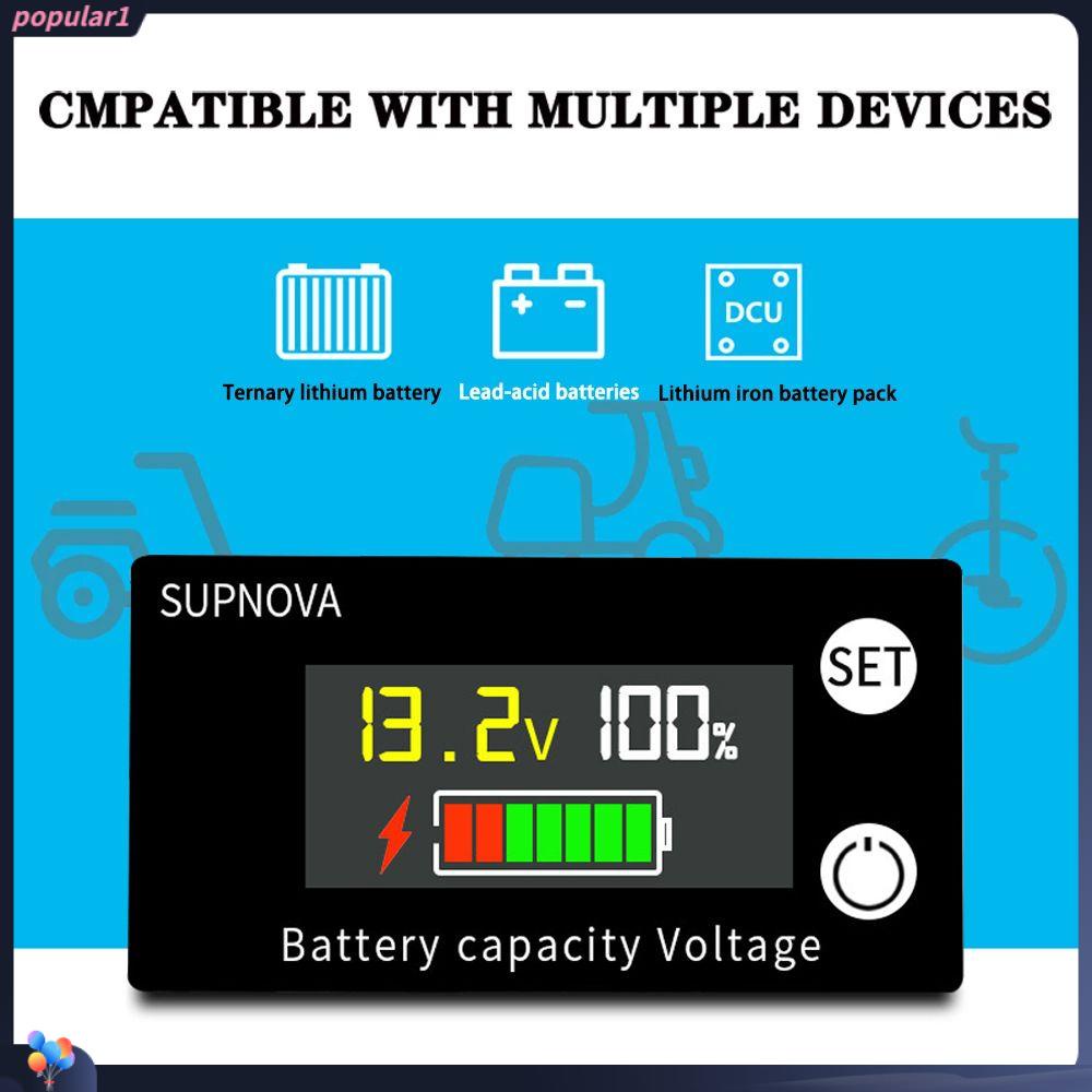 POPULAR Populer Indikator Kapasitas Kualitas Tinggi Pengukur Tegangan Motor Mobil Lead Acid