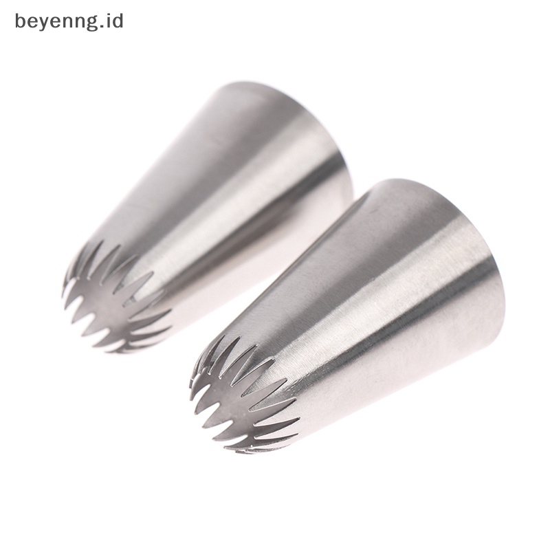 Sepatu Beyen D66 #18buka Bintang Icing Nozzle Piping Tip Stainless Steel Kue Decorag Tips ID