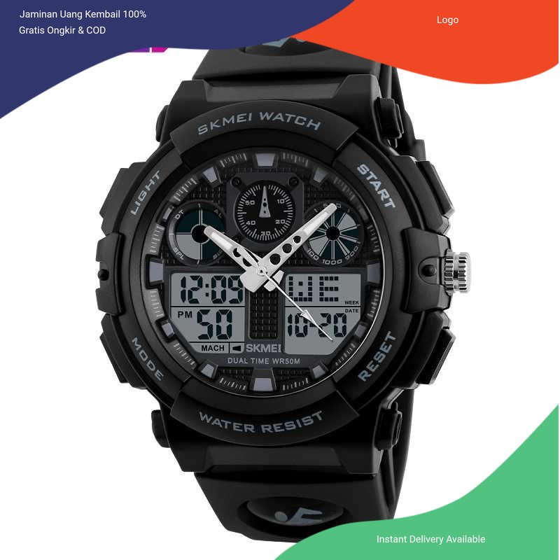 SKMEI Jam Tangan Analog Digital Pria - AD1270