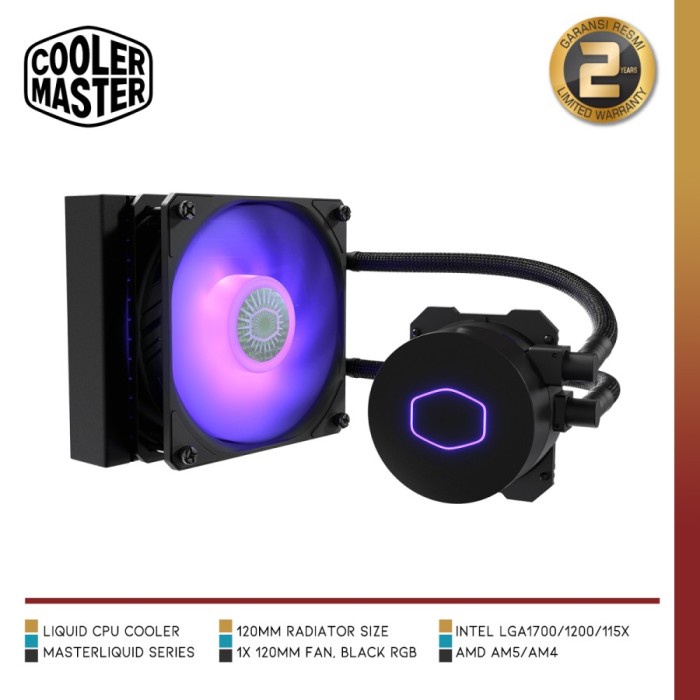 MASTERLIQUID ML120L V2 RGB -120mm Cooler Master