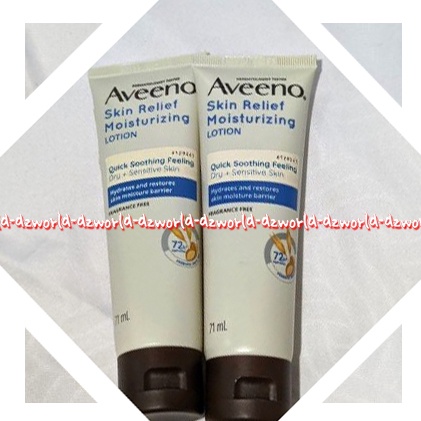 Aveeno Skin Relief Moisturizing Lotion Very Dry Skin 71ml Handbody Aveno Afeeno Hand Body Untuk Kulit Sangat Kering Afeno Krim