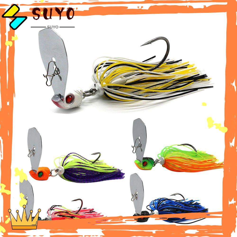 SUYO Umpan Pancing Jenggot 10 /14g Fish Tackle Chatter Spinner Umpan