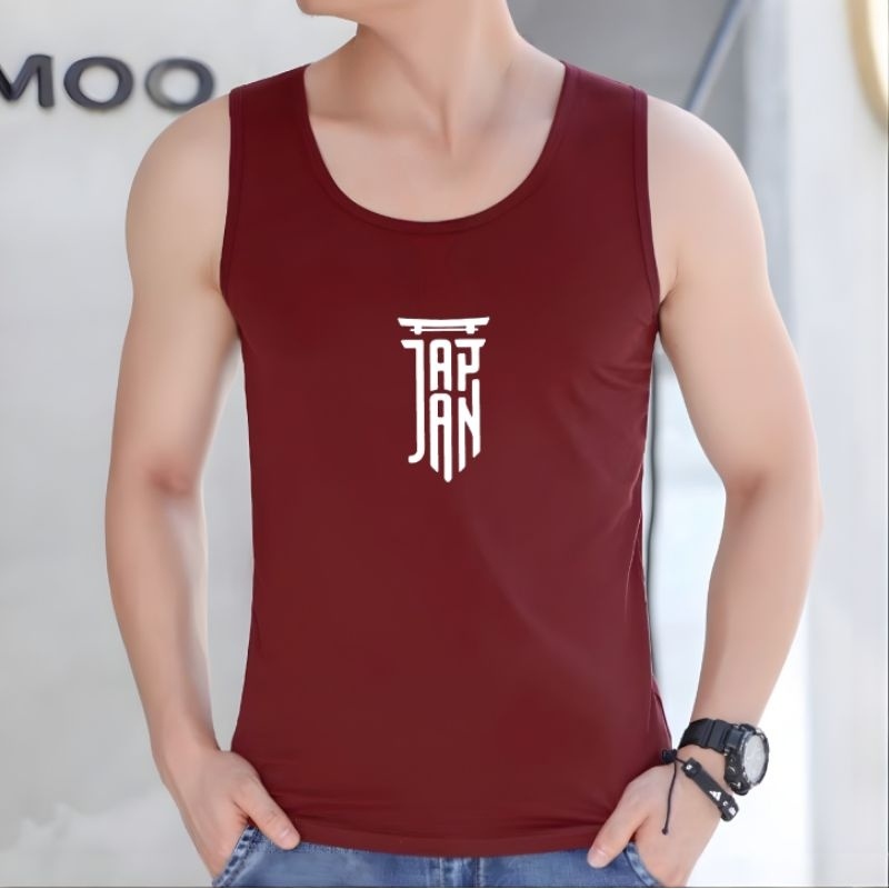 Kaos Singlet Pria Singlet Pria Dewasa Cotton Combed JAPAN