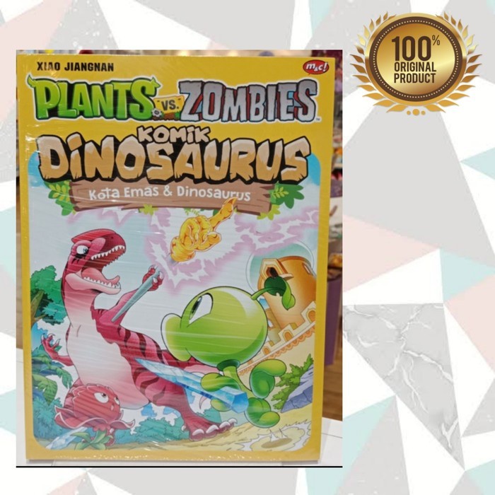 Buku Plants Vs Zombies - Komik Dinosaurus Kota Emas & Dinosaurus