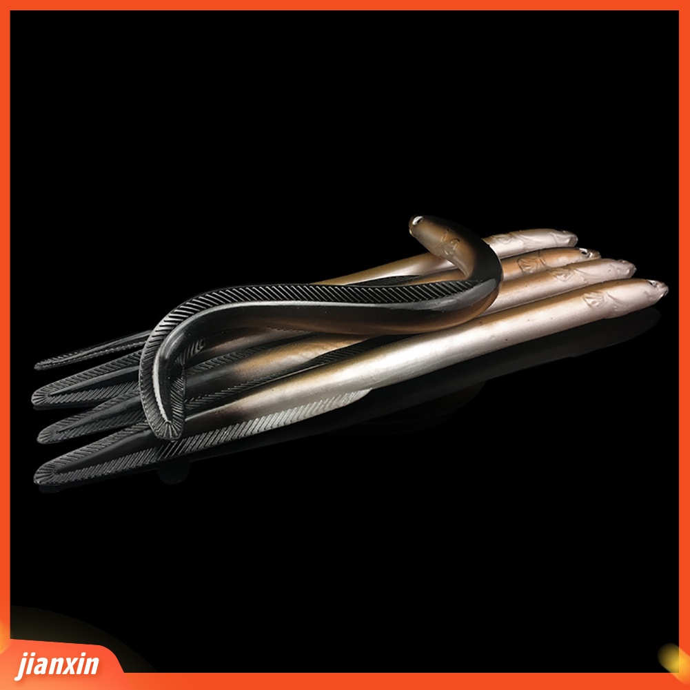 (In Stock) Umpan Pancing Belut Lembut Alat Ikan Reflektif Aksesori Mirip Hidup Di Luar Ruangan