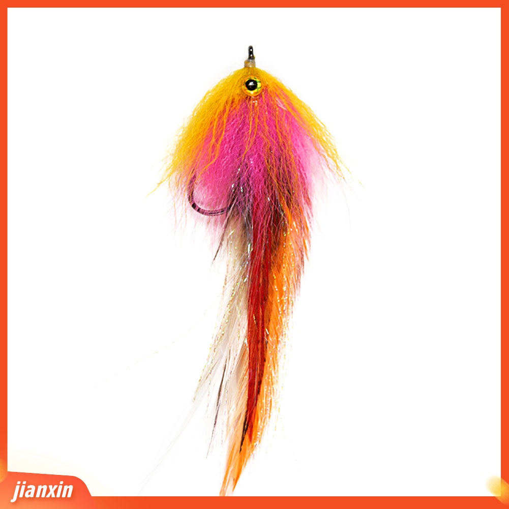 (In Stock) Pengait Tajam Bulu Trout Salmon Steelhead Pike Streamer Fly Alat Pancing Lalat