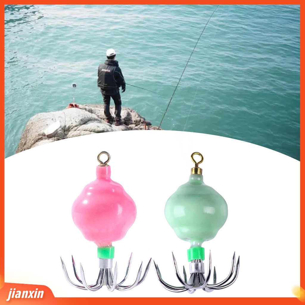 (In Stock) 48.2g Umpan Pancing Laut Praktis Kait Ledakan Nyaman Dibawa Umpan Pancing Cumi Ringan Untuk Angling