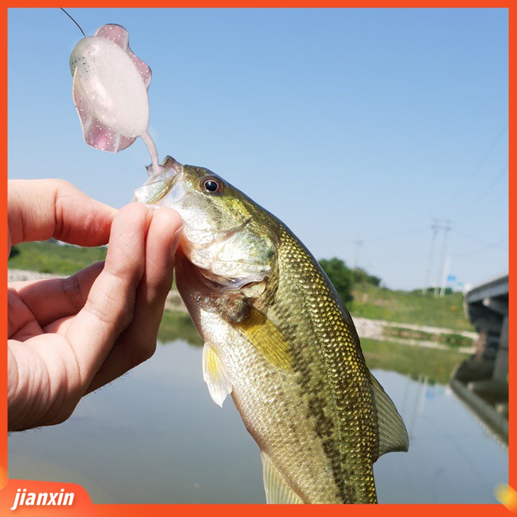 (In Stock) Umpan Umpan Ikan Simulasi Tinggi Menggoda Elastis Bercahaya Hidup Bentuk Cumi Lembut Palsu Lure Fishing Tackle