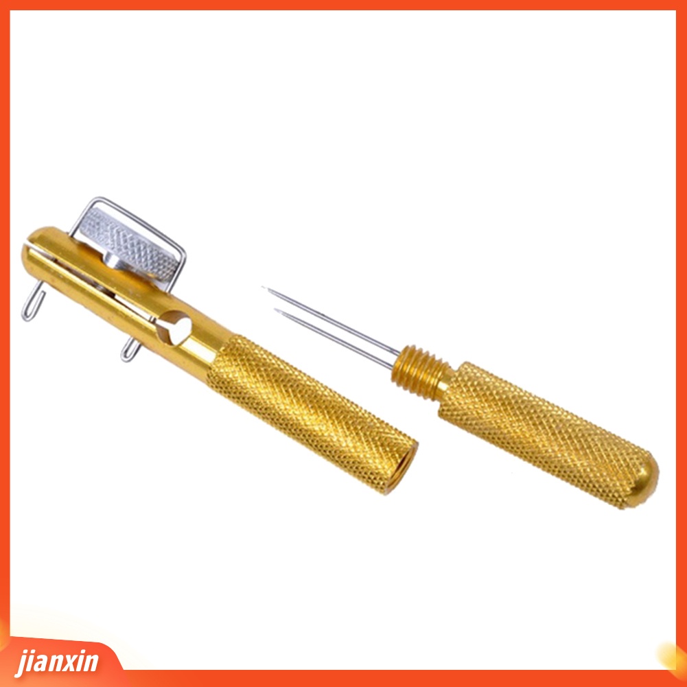 (In Stock) Paduan Aluminium Memancing Hook Line Tier Knotter Fishhook Double-headed Needle Tool