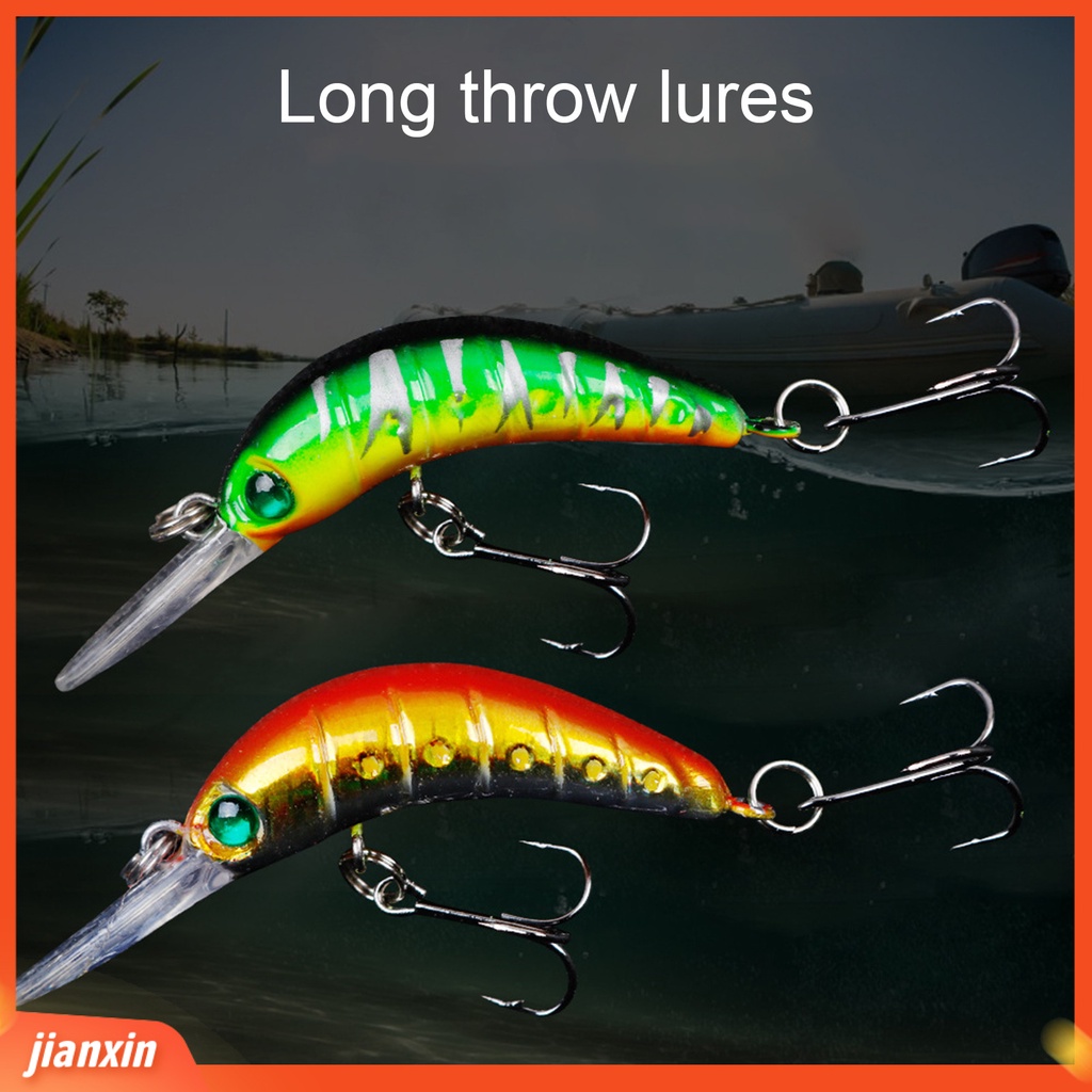 (In Stock) 5cm Umpan Ikan Lidah Panjang Buatan Multi Kolololr Manusia Hidup Outdoor Fishing Lure