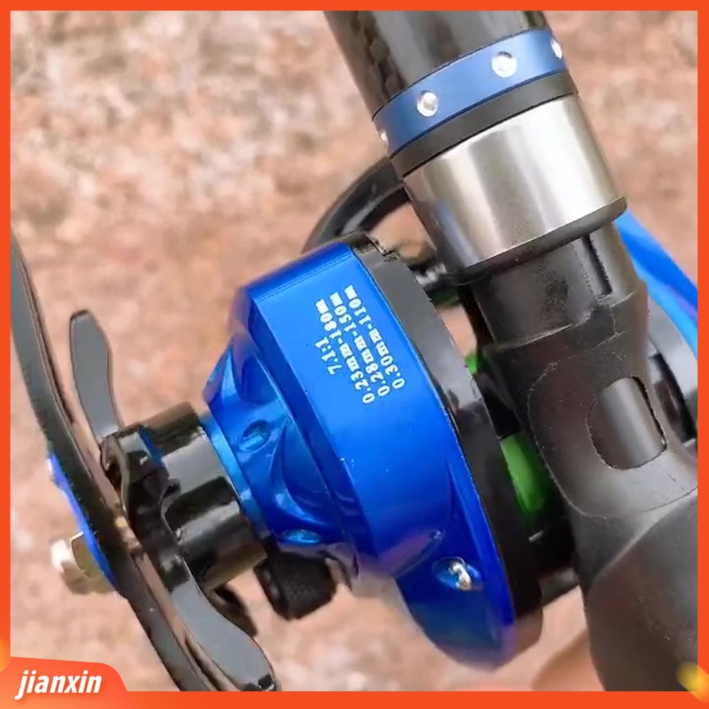 (In Stock) Gulungan Pancing 7.2:1 Gear Ratio Fishing Tackle Metal Water Drop Reel Gulungan Pancing Laut Untuk Angling