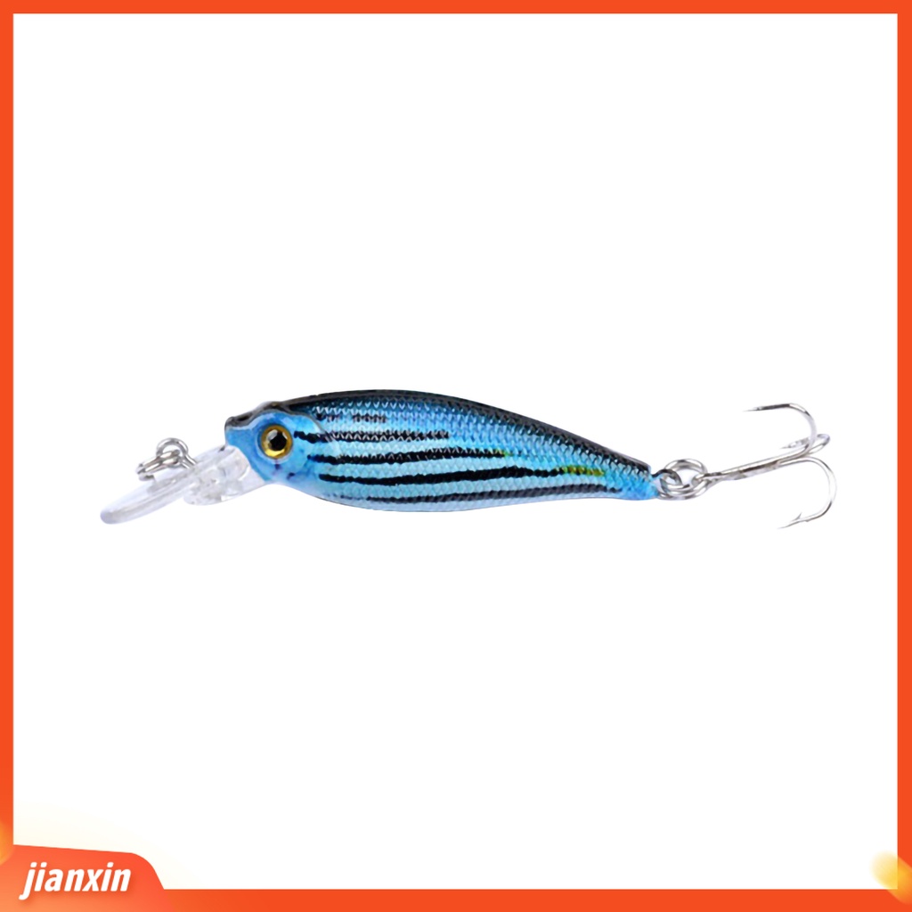 (In Stock) Colorful 3D Mata Bionic Ikan Memancing Umpan Keras Mengambang Popper Hooks Alat Umpan