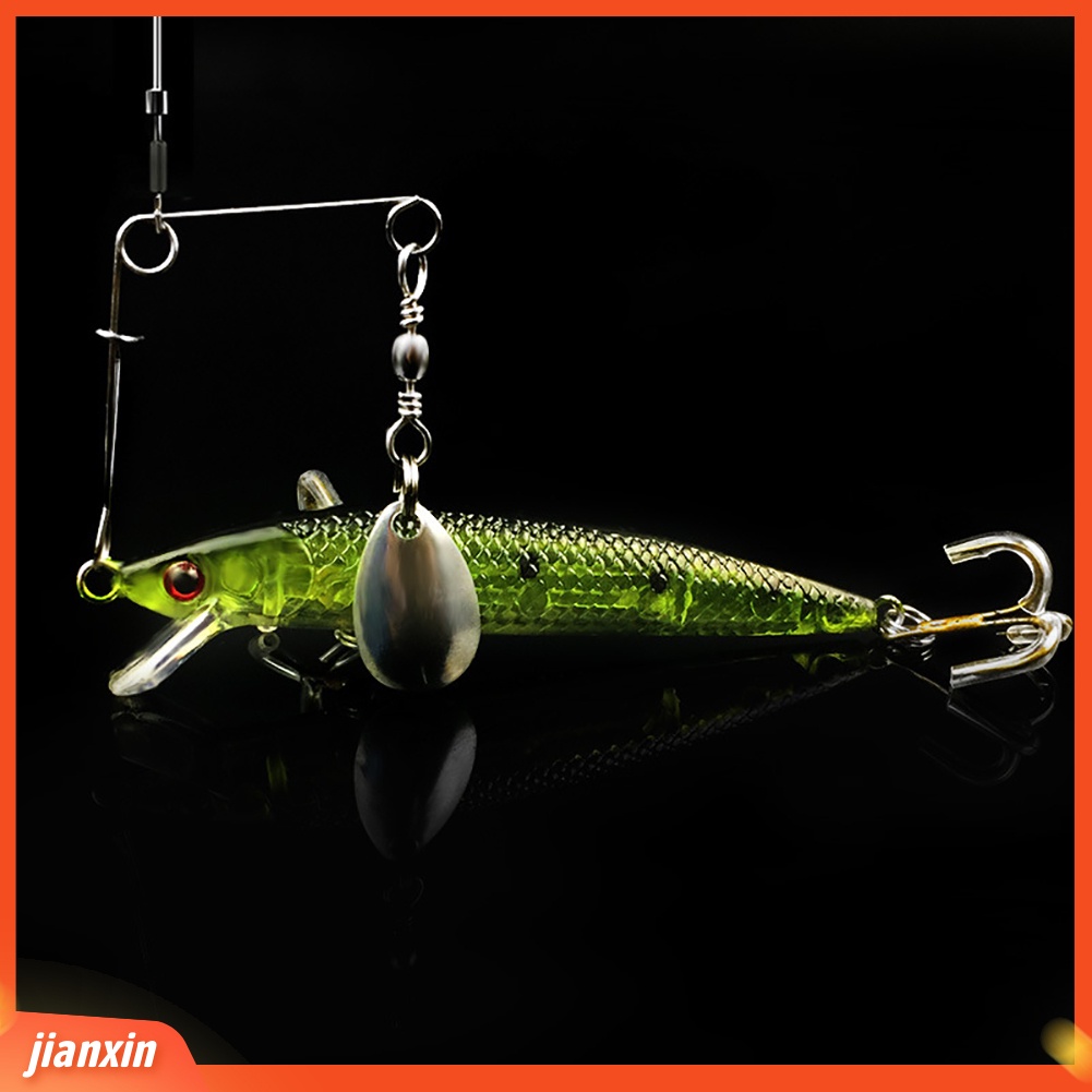 (In Stock) Stainless Steel Spinnerbait Pisau Lures Rigs Sendok Pancing Bracket Keseimbangan