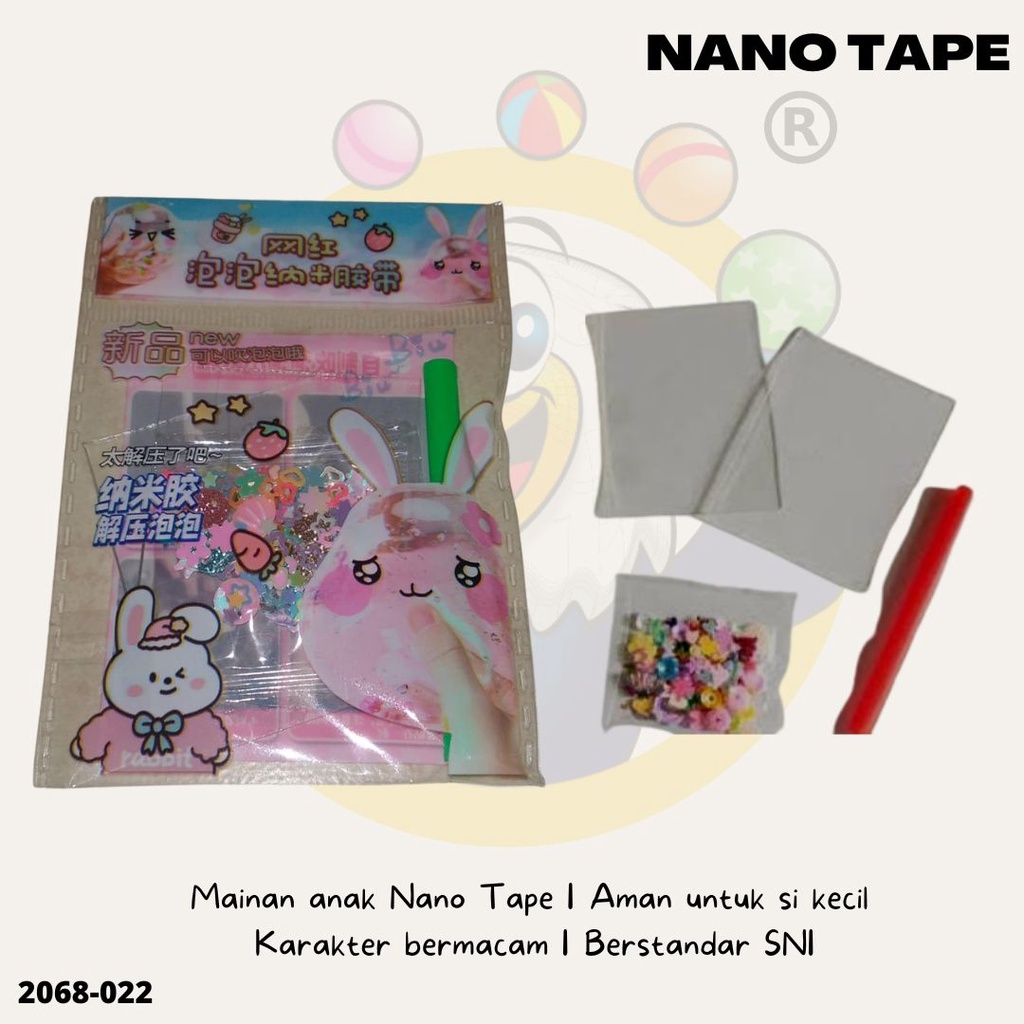 RAJAWALI TOYS GAJAHMADA MAINAN ANAK NANO TAPE