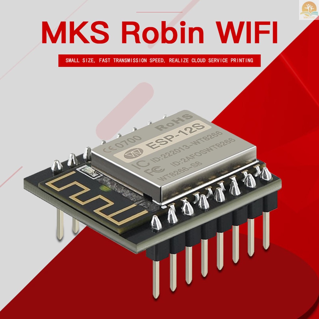 In Stock 1pc MKS Robin WIFI V1.0 APP Remote Control 3D Printing Wireless Router ESP8266 Modul WIFI Untuk MKS Robin Motherboard Stabilitas Tinggi