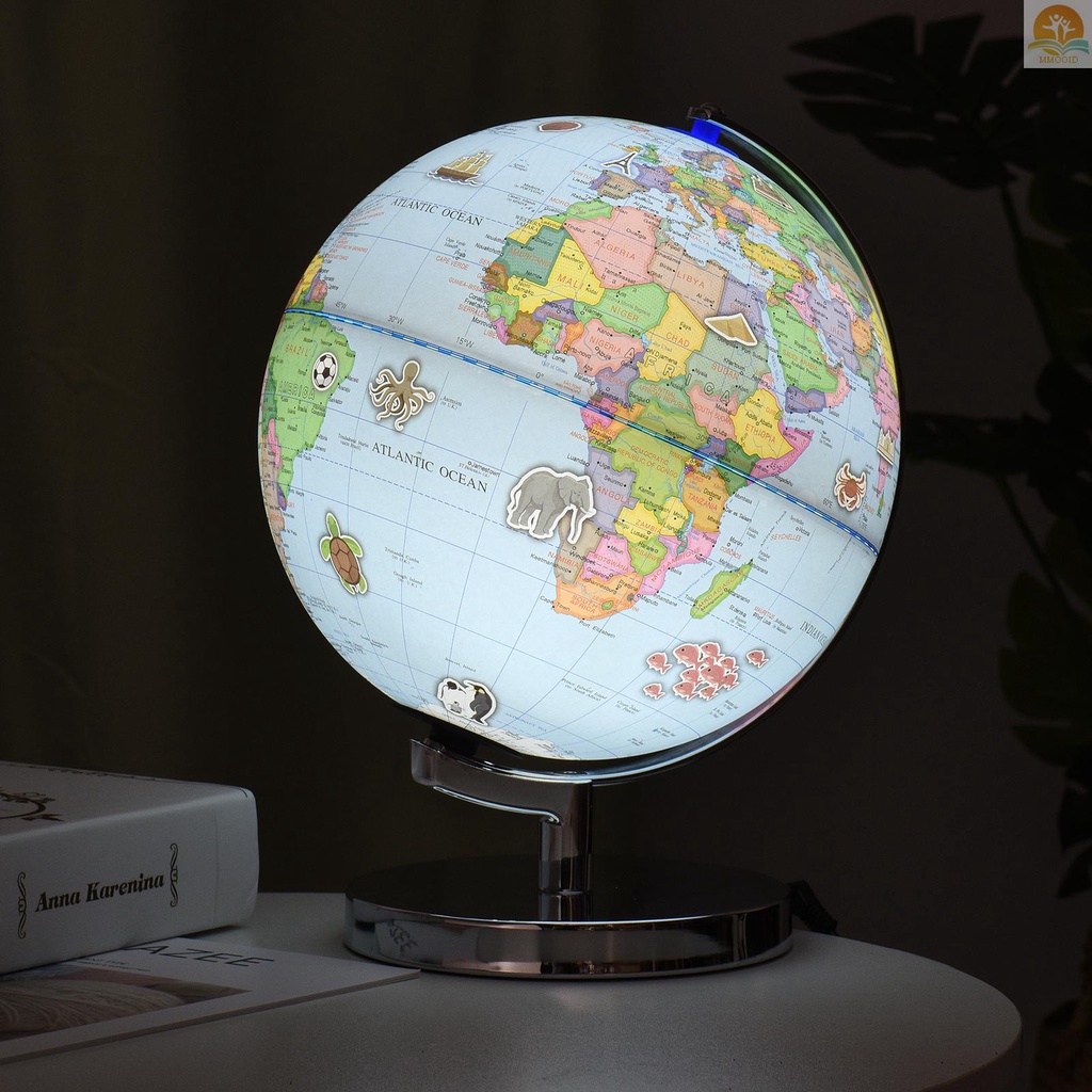 In Stock Globe Dunia Menyala AR Globe Dengan Stand Pendidikan LED Augmented Reality Bola Dunia Bumi Untuk Anak-Anak Belajar Geografi Konstelasi Interaktif APP Hadiah Untuk Anak Laki-Laki Perempuan