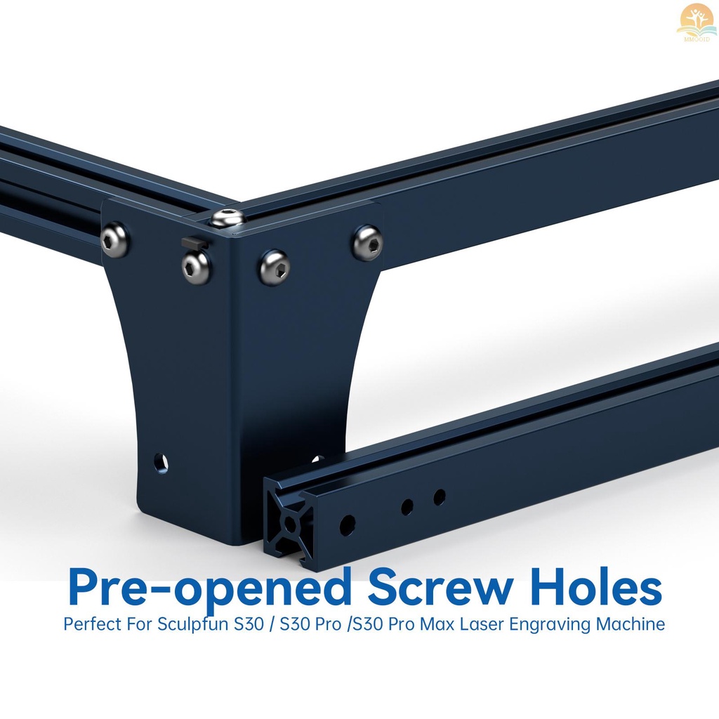 In Stock Sculpfun S30 Series Engraving Area Expansion Kit Untuk Sculpfun S30 /S30 Pro/S30 Pro Max Mesin Ukir Kit Ekstensi Y-axis Ke 935x400mm V-Slot Aluminium Shaft Langsung Masuk