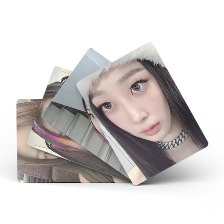 50pcs /box YUQI YUJIN WINTER GISELLE NINGNING Photocards Album (G)I-DLE IVE AESPA Laser Lomo Kartu GIDLE Solo Kpop Collection