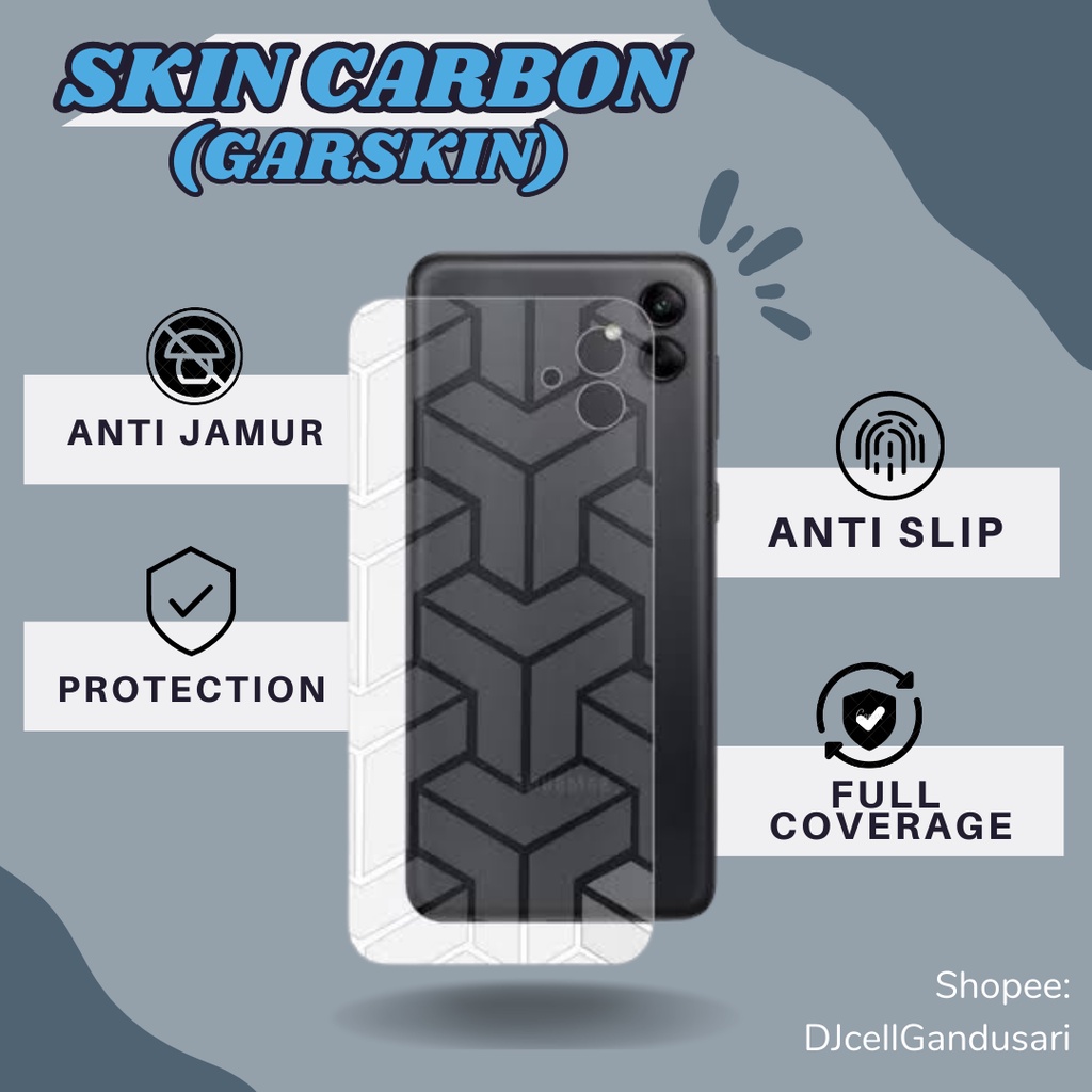 Garskin Skin Carbon Anti Jamur Redmi 10A 10C S2 12C Mi A1 A2 MiA1 MiA2 Mi5x Mi6X 2 2s 3 3s 3X Pro Pe