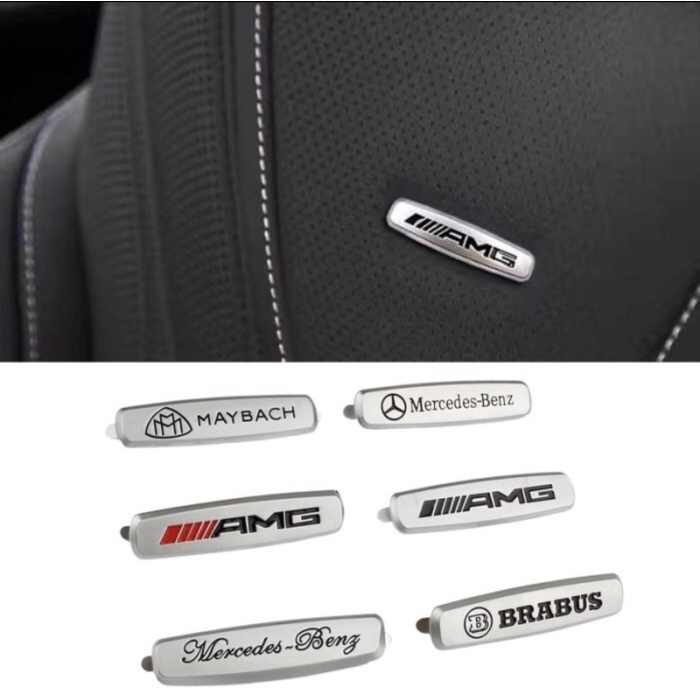 Emblem Car Seat Mercedes Benz AMG Mercedes Benz Emblem Kursi Jok Mobil - Maybach