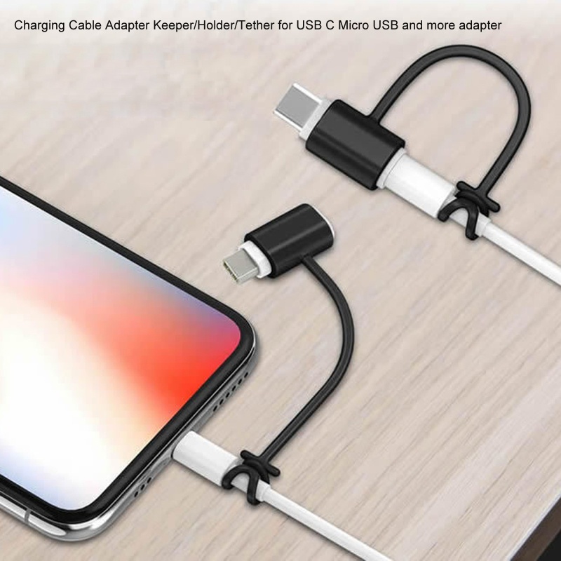 Kok Kabel Silikon Anti Rontok Untuk Pensil Micro USB Dan USB C Charging Adapter Tetap Aman Dan Aman