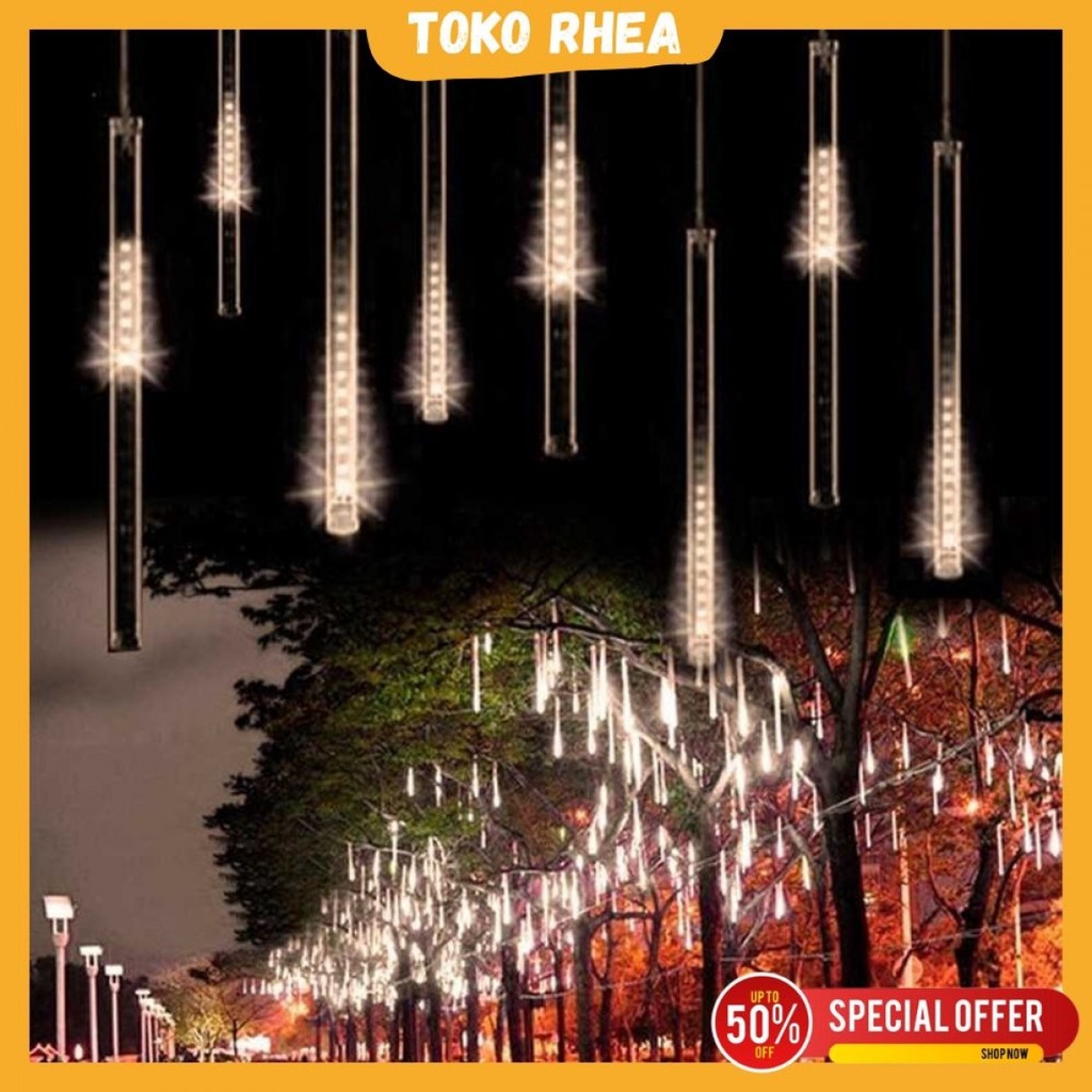 Lampu Hias Decor Gantung Taman Cafe Outdoor Meteor Rain
